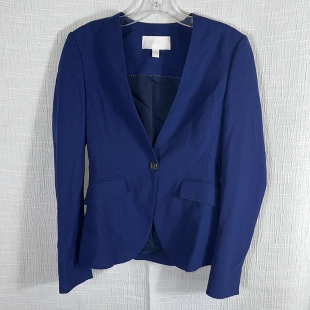 Boss Jafalea Wool Blazer Blue size 0